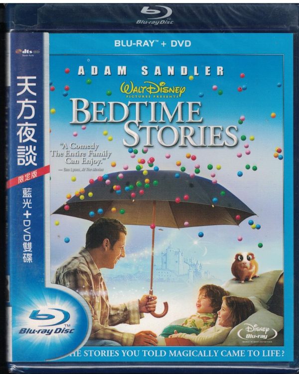 BD46-藍光光碟"天方夜談"BEDTIME STORIES"BD藍光+DVD雙碟"/主演: 亞當·山德勒、泰瑞莎·帕瑪、凱莉·羅素、羅素·布蘭德