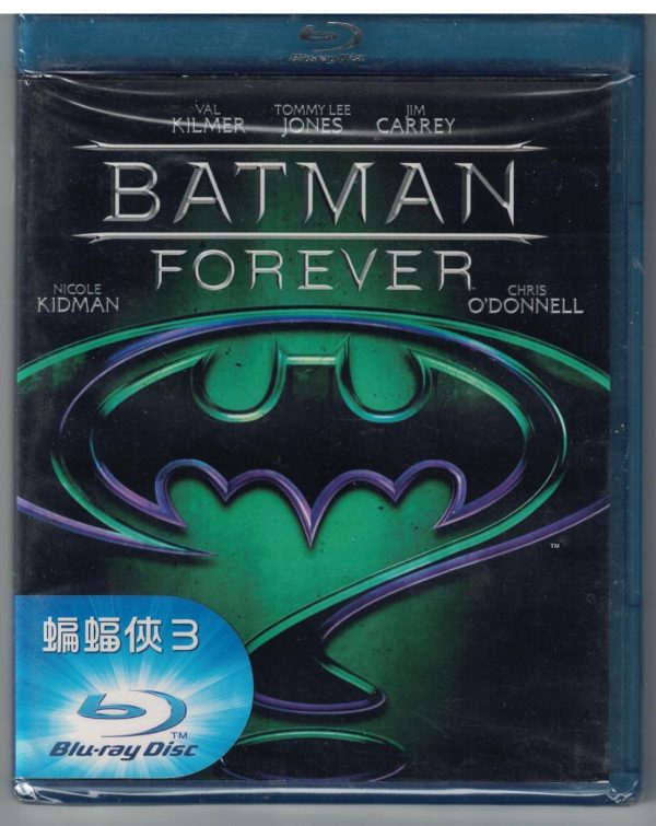 BD55-BD藍光光碟"蝙蝠俠3 " BD版藍光DVD/ 主演:方·基墨、金·凱瑞、湯米·李·瓊斯、妮可·基嫚