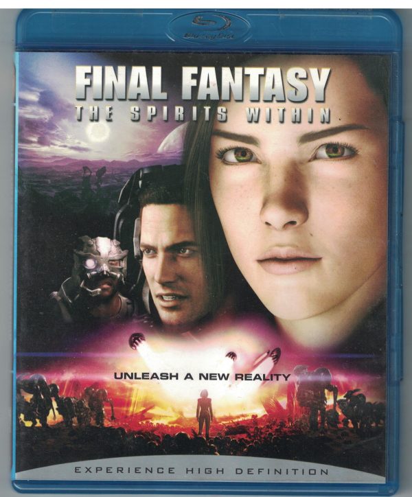 2BD63藍光二手良品"FINAL FANTASY 夢鏡實錄 " 原裝進口帶BD版藍光DVD/主演:溫明娜/ 亞歷·鮑德溫/詹姆士·伍茲