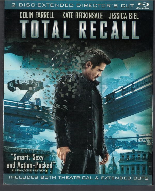 2BD67-藍光二手良品"T0TAL RECALL攔截記憶碼" BD版藍光DVD/主演	柯林·法洛/凱特·貝琴薩/潔西卡·貝兒