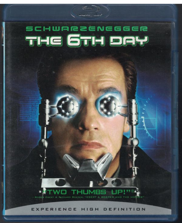 2BD82-藍光二手良品"魔鬼複製人THE 6TH DAY" BD版藍光DVD/主演:阿諾·史瓦辛格/托尼·戈德溫/莎拉·溫特/泰勒·安妮·里德