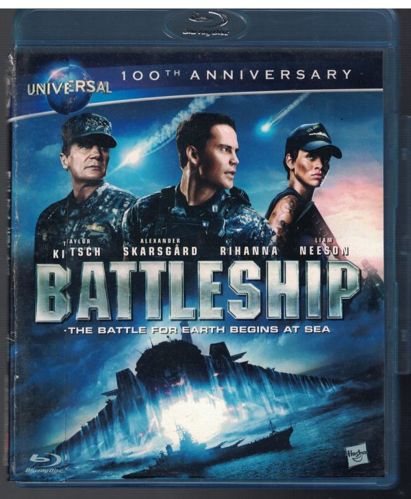 2BD94-藍光二手良品"超級戰艦" BD版藍光DVD/主演: 泰勒·基奇/連恩·尼遜/布魯克林·黛珂/亞歷山大·史柯斯嘉/哈蕾娜
