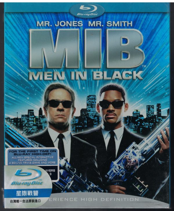 BD129-藍光BD光碟”MIB星際戰警MEN IN BLACK ” 合法原裝進口BD版藍光主演:湯米·李·瓊斯/威爾·史密斯/琳達·菲奧倫蒂諾